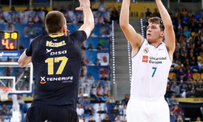 Luka Dončić (desno) se po koncu letošnje sezone odpravlja v NBA ligo. Foto: Real Madrid