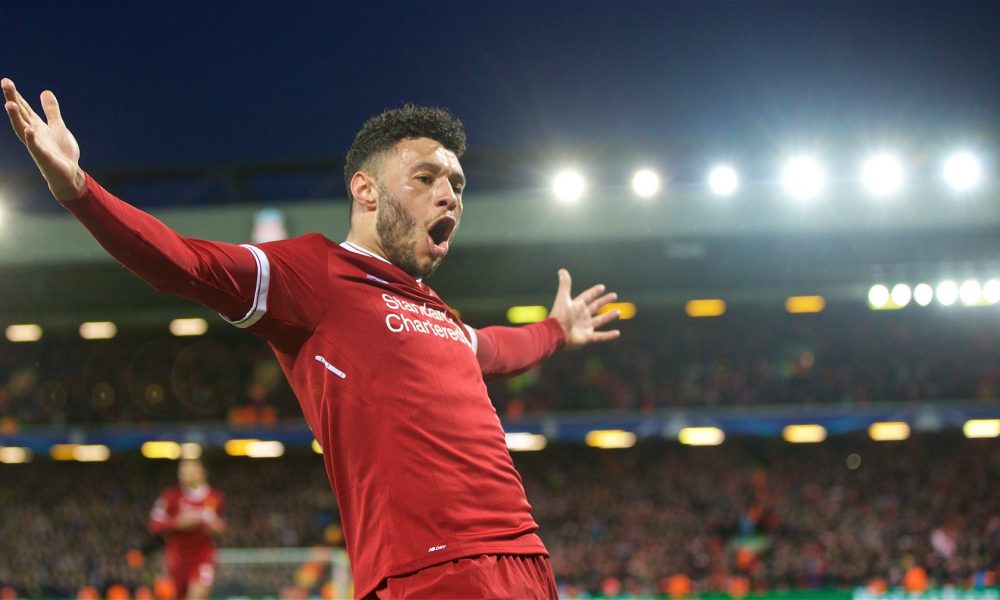 Alex Oxlade Chamberlain je bil danes eden izmed treh zadetkov Liverpoola. Foto: FC Liverpool