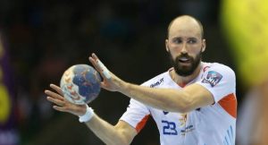 Vida Kavtičnika z Montpellierjem čaka težko delo proti Vardarju iz Skopja. Foto: vszi
