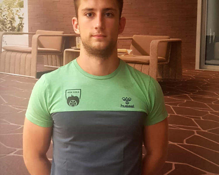 Patrick Hecher se vrača po hudi poškodbi kolena. Foto: MRK Krka Novo mesto