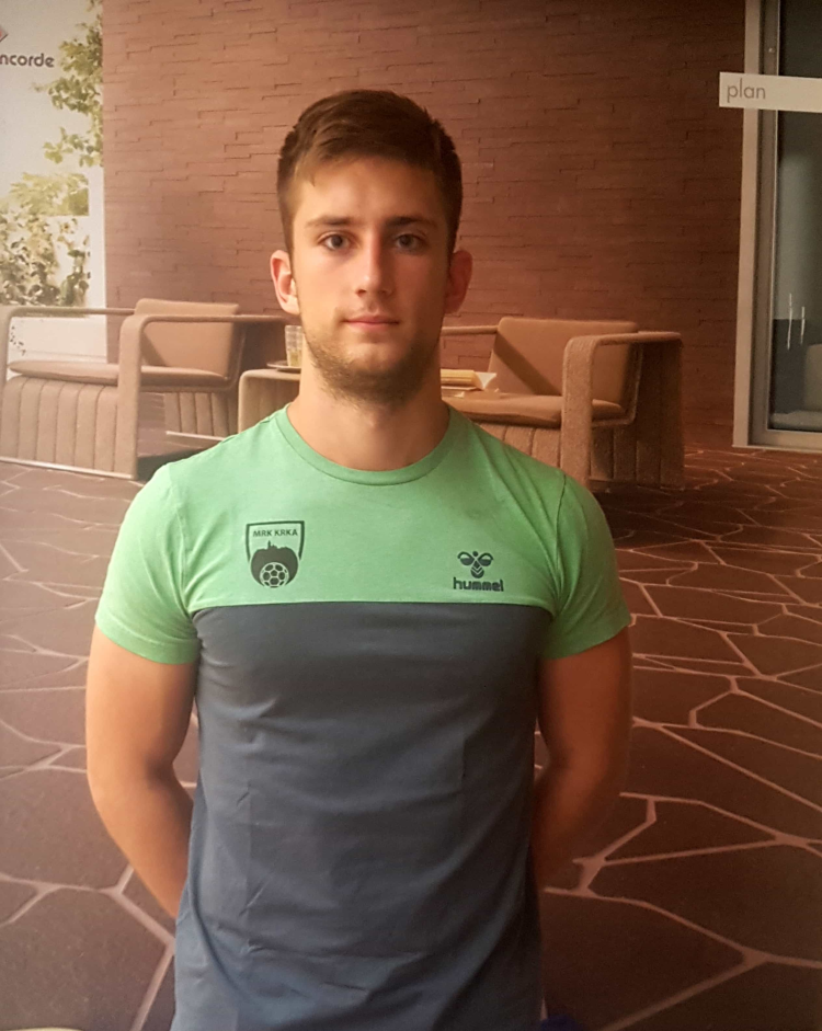 Patrick Hecher se vrača po hudi poškodbi kolena. Foto: MRK Krka Novo mesto