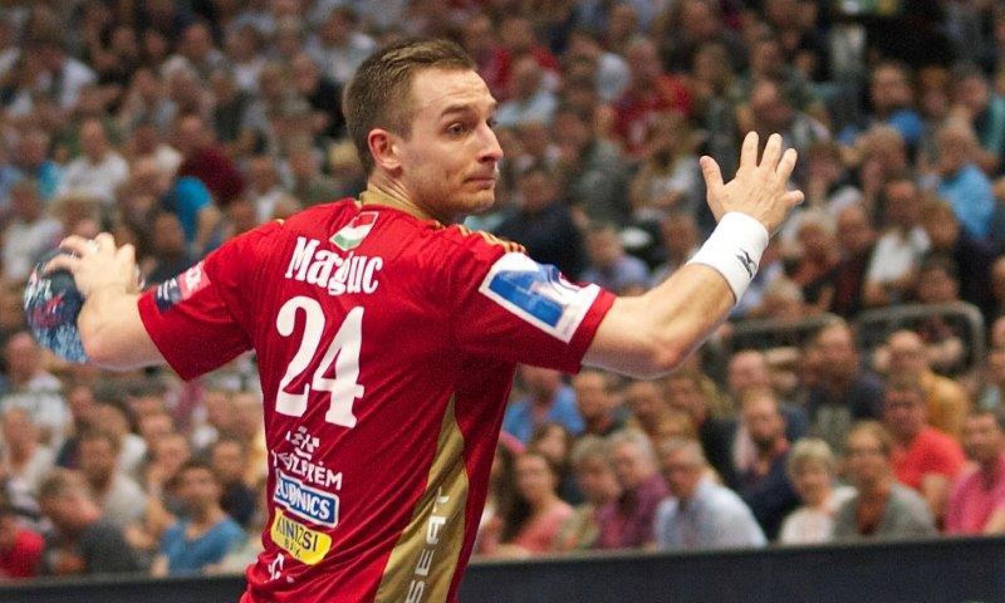 Gašper Marguč je že kar nekaj let stalni član slovenske rokometne reprezentance. Foto: RK Veszprem